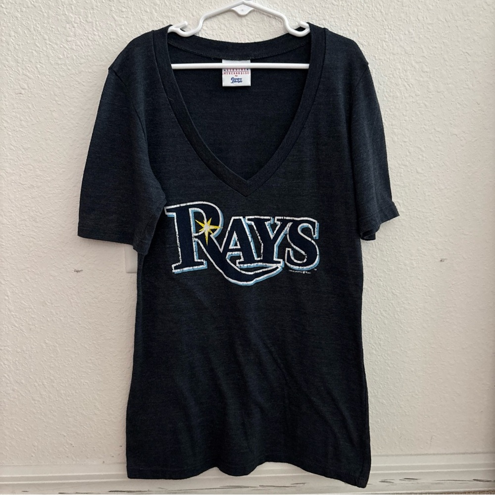 Campus Lifestyle Tampa Bay Rays T Shirt Womans Size S Short Sleeve MLB 2011